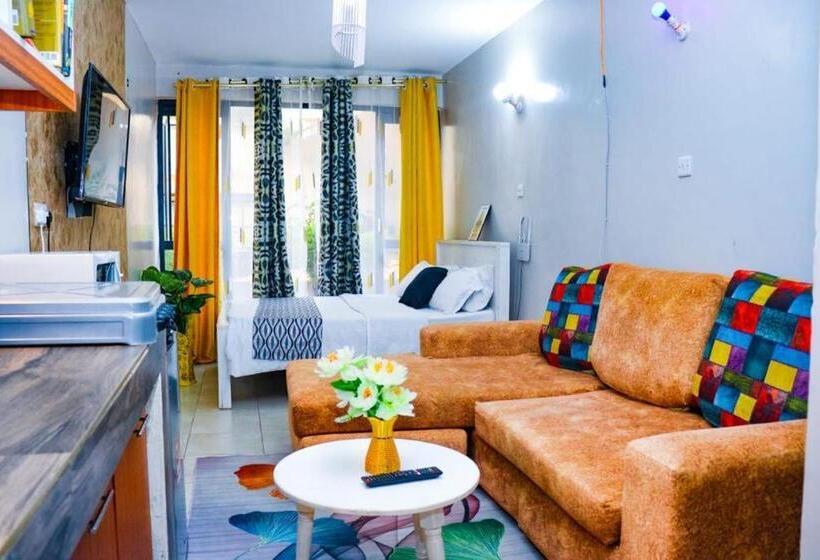 اتاق استاندارد با تراس, Kikat Furnished Studio Apartments