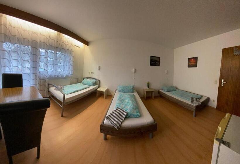 스탠다드 트리플 발코니 룸, Monteurzimmer   Karlsbad