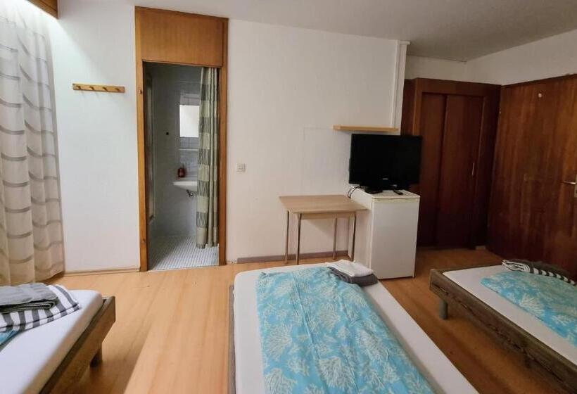 스탠다드 트리플 발코니 룸, Monteurzimmer   Karlsbad
