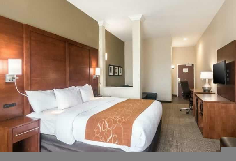 Suite King Bed, Comfort Suites Meridian And I40