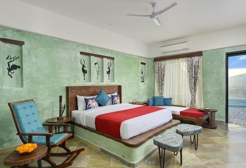 别墅: 1间卧室带游泳池, J Wild A Private Pool Villa Resort, Jawai