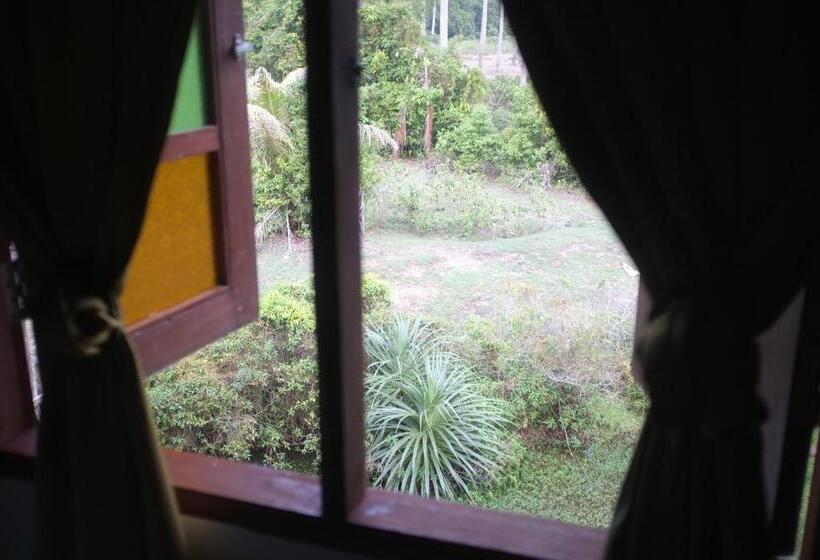 اتاق استاندارد با چشم‌انداز باغ, Sepat Village House By The Beach