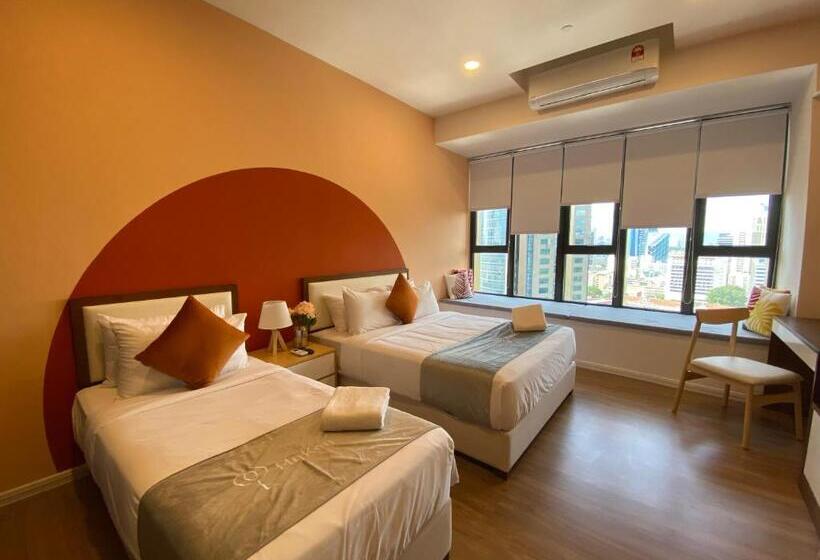 اتاق لوکس سه تخته, Ceylonz Starlight Suites Bukit Bintang