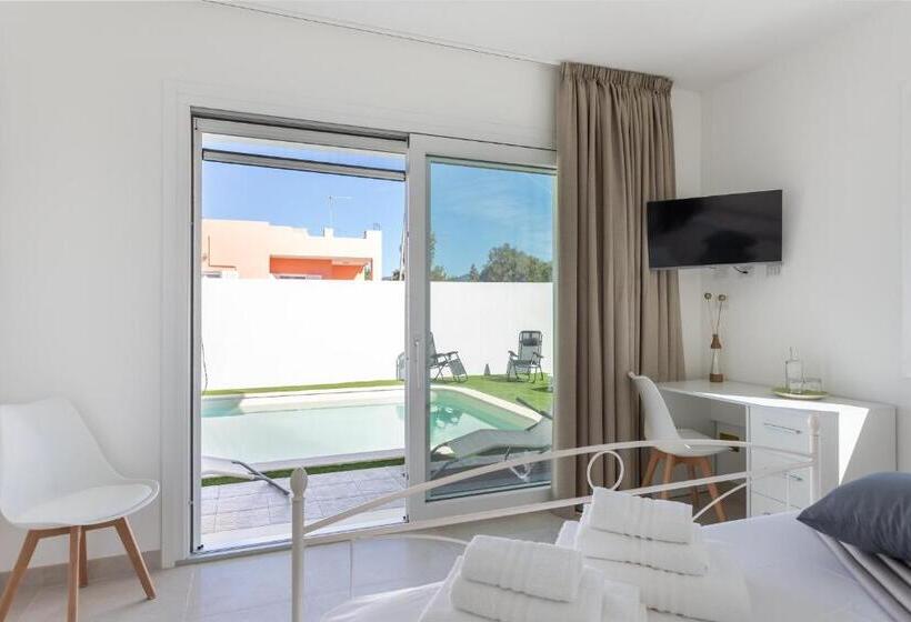 חדר סטנדרט נוף לבריכה, Villa Greca Holiday Rooms