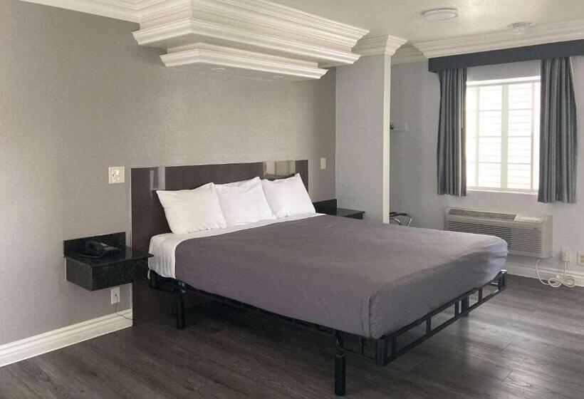 اتاق لوکس با تخت بزرگ, Motel 6 Glendale Ca Pasadena Burbank Los Angeles
