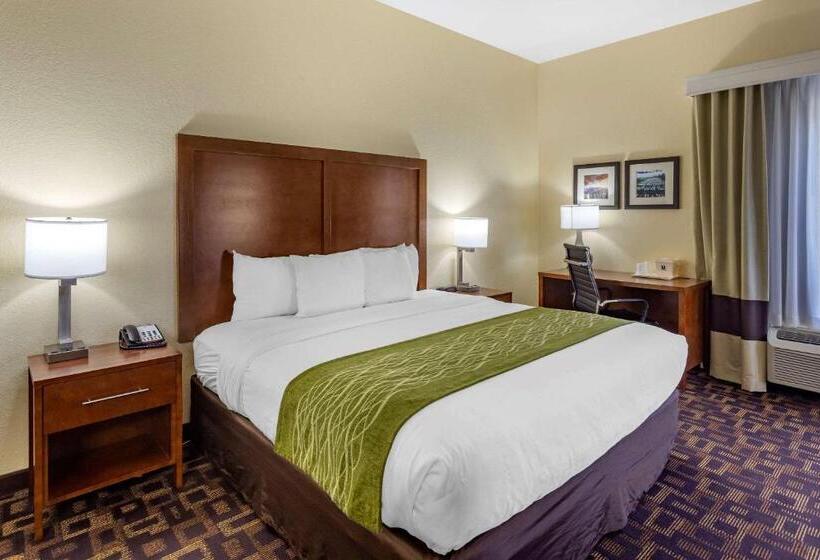 장애인을 위한 킹사이즈 침대 스탠다드 룸, Comfort Inn & Suites North Aurora   Naperville