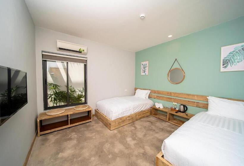 اتاق استاندارد با سرویس بهداشتی مشترک, 9station Hostel & Bar Phu Quoc