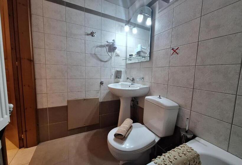 اتاق استاندارد با چشم‌انداز باغ, Skourgias Rooms