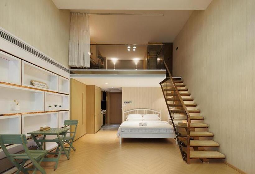Апартаменты 1 Спальня с Балконом, K Hotel Guangzhou
