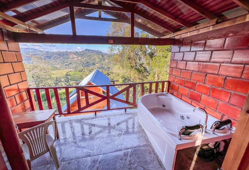 Люкс Вид на Реку, Cabañas Y Glamping Colinas De San Diego