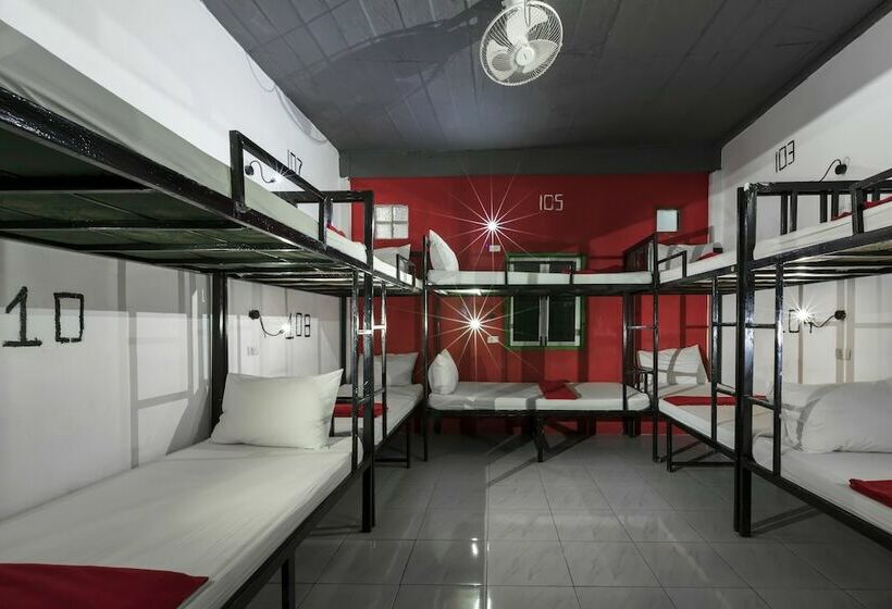 Кровать в Общей Комнате, Vangvieng Rock Backpacker Rooftop Hostel