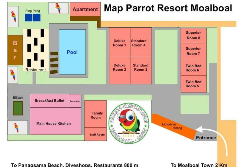 스탠다드 룸, Parrot Resort Moalboal
