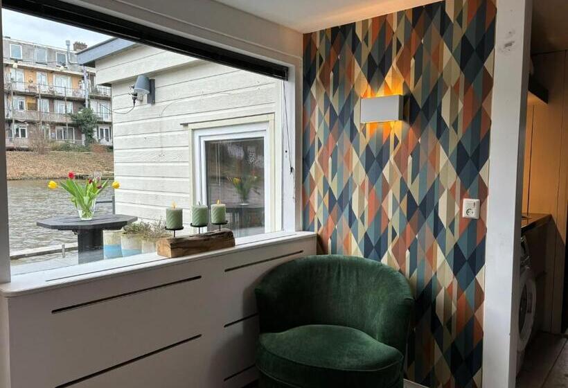 발코니 디럭스 룸, Luxury Studio On Robs Houseboat Special For Couples