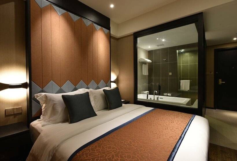 디럭스 룸, Shanghai Deco Hotel Free Shuttle Bus From Pudong Airport And Disneyland