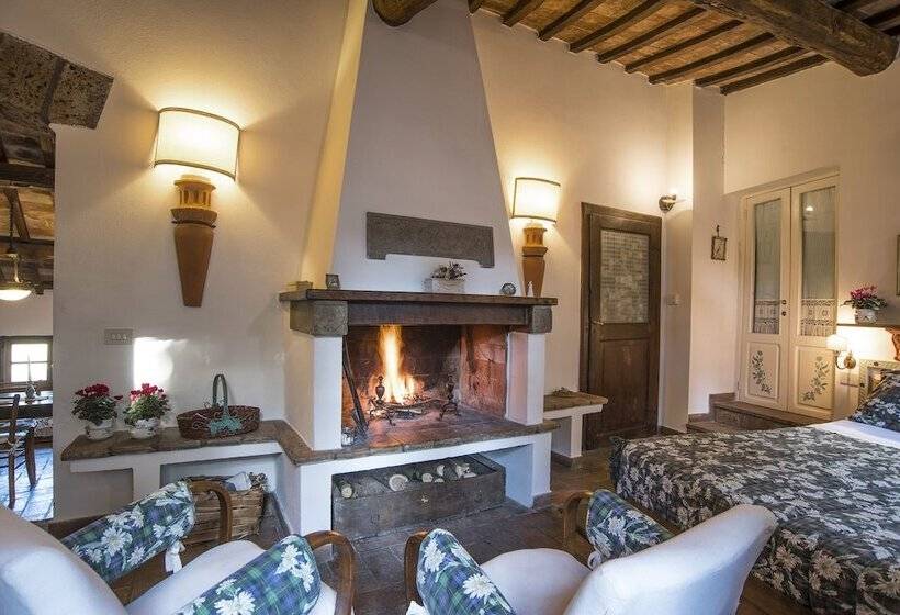 Апартаменты 1 Спальня с Террасой, Castello Di Proceno Albergo Diffuso In Dimora D'epoca