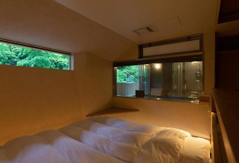 Standard room with outdoor bath, Sake Hotel Tamakiya