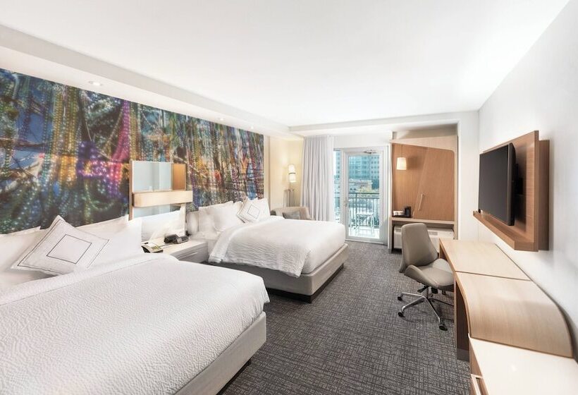 Quarto Estandar 2 Camas Casal, Courtyard By Marriott Baton Rouge Downtown