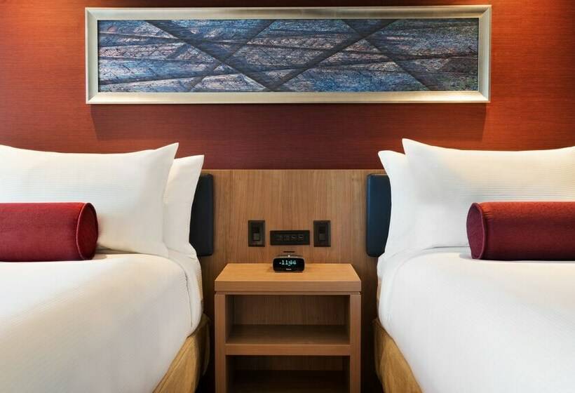 ２ダブルベッドのスタンダードルーム, The Landing Hotel At Rivers Casino & Resort