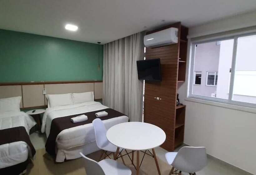 带1个卧室的高级公寓, Residencial Praia Mar