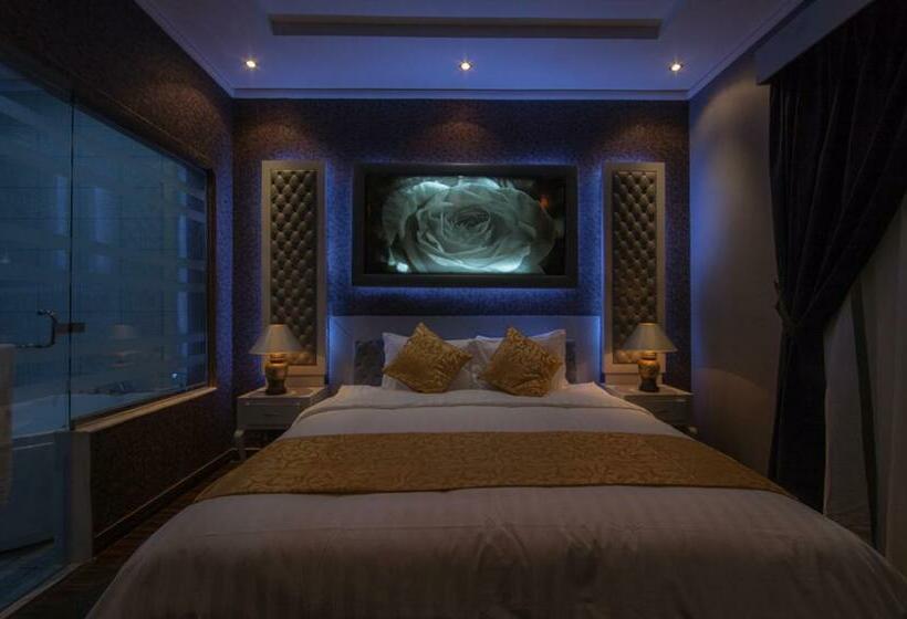 豪华房间带漩涡浴缸, Taleen Alsahafa Hotel Apartments