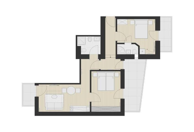2 Bedrooms Apartment Mountain View, Eden Apartments