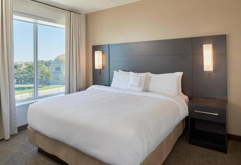 带大床的标准工作室, Residence Inn By Marriott Cleveland University Circle/medical Center