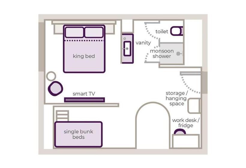 Habitación Familiar, Yotel Istanbul Airport Landside, City Entrance