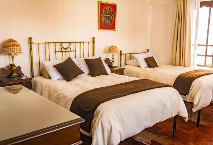 اتاق استاندارد سه تخته با چشم‌انداز باغ, El Jardin De Su Merced B&b