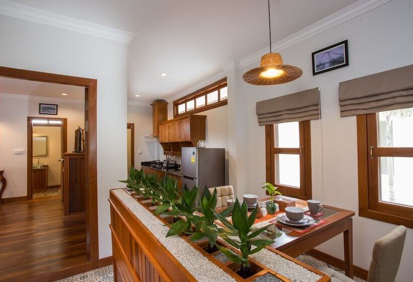 ویلای 1 خوابه با چشم‌انداز باغ, Bb Angkor Green Resort