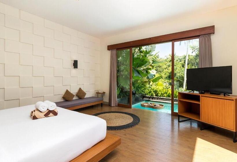 ویلای 1 خوابه با چشم‌انداز باغ, Annupuri Villas Bali