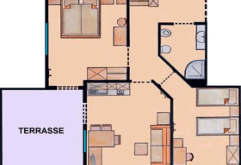 Апартаменты 2 Спальни, Residence Remi