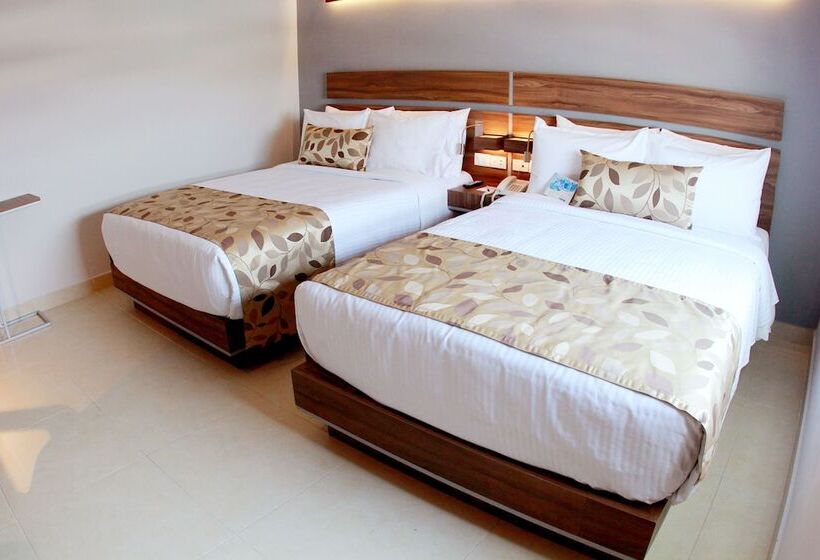 ２ダブルベッドのスタンダードルーム, Sleep Inn Villahermosa