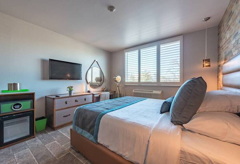 장애인을 위한 킹사이즈 침대 스탠다드 룸, Lexen Hotel   North Hollywood Near Universal Studios