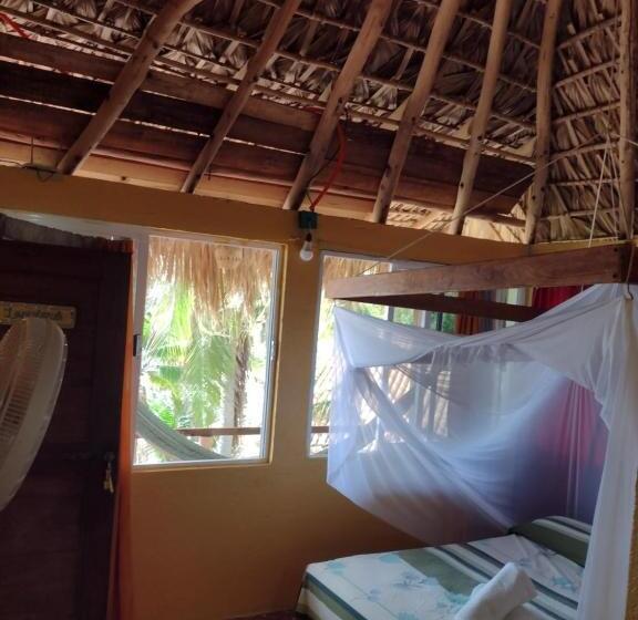 キングサイズベッドのスタンダードルーム, Posada Ecohabitas