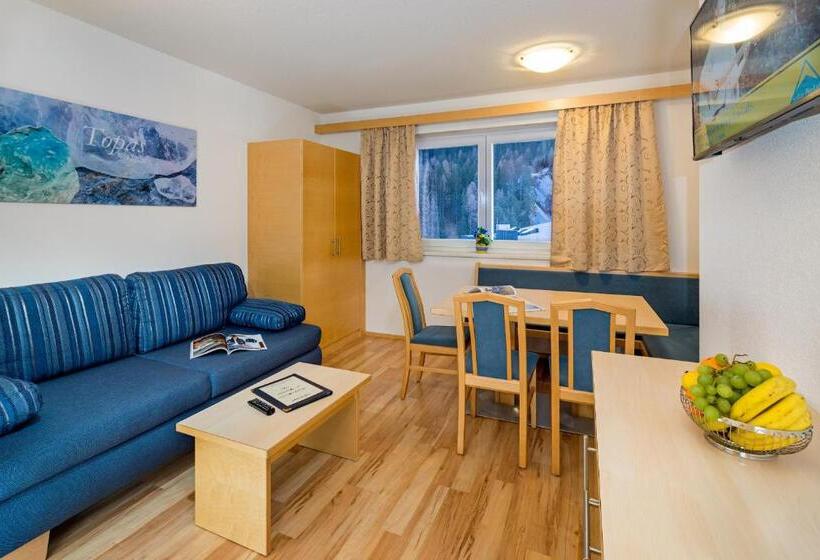 Апартаменты 1 Спальня, Aparthotel Alpendiamant Serfaus Wachter Gmbh