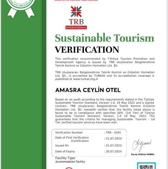 اتاق اکونومی, Amasra Ceylin Otel
