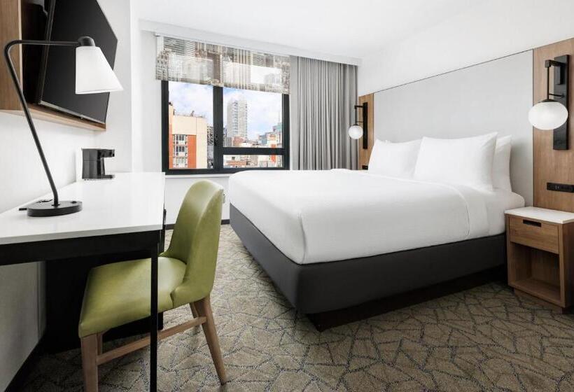 带大床的标准间, Springhill Suite by Marriot New York Manhatan Times Square South