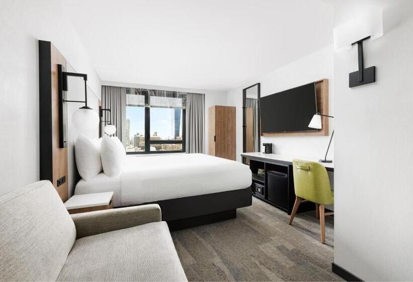 带大床的标准间, Springhill Suite by Marriot New York Manhatan Times Square South
