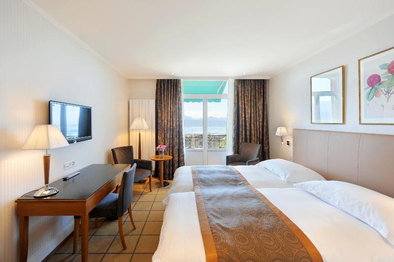 Standaardkamer met Uitzicht op het Meer, De La Paix Lausanne