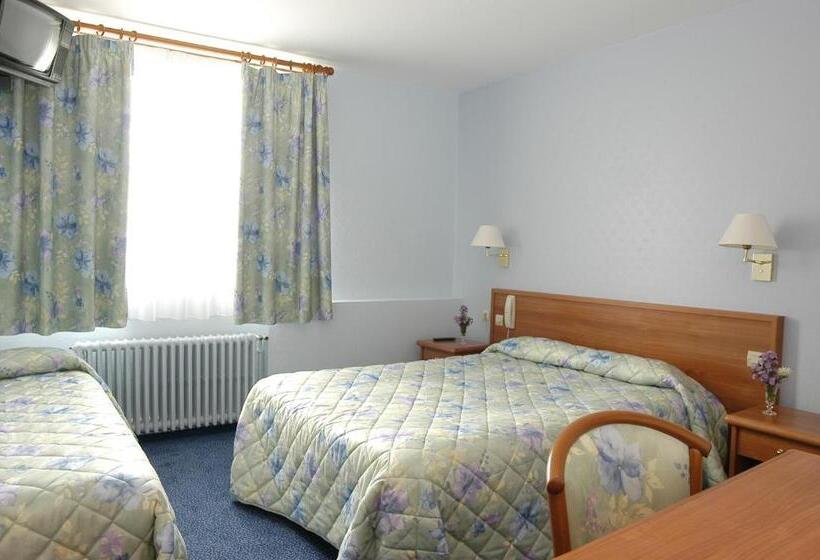 Номер Стандарт Трехместный, Contact Hôtel De France Contres Beauval Cheverny