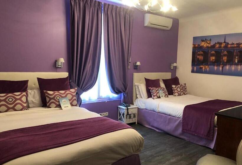 Семейный Номер, Kyriad Saumur Hyper Centre Hôtel Appartements Et Spa Soins Sothys Paris