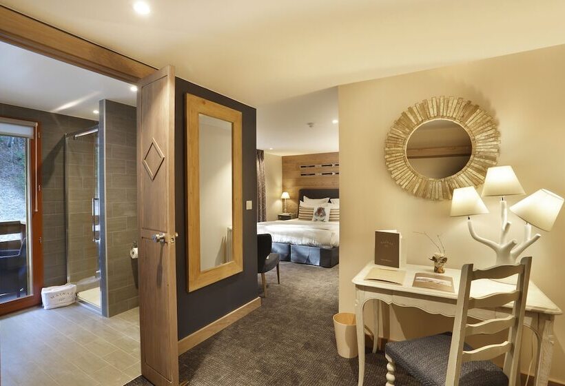Номер Deluxe с Балконом, Chalet Hôtel La Mainaz Restaurant & Resort