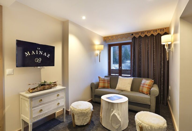 Люкс, Chalet Hôtel La Mainaz Restaurant & Resort