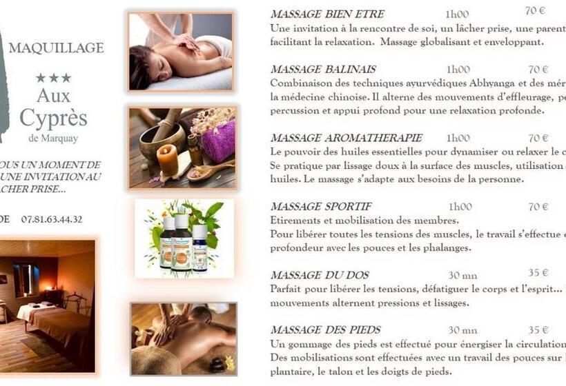 Трехместный Номер Комфорт, Hôtel Bien être Aux Cyprès De Marquay