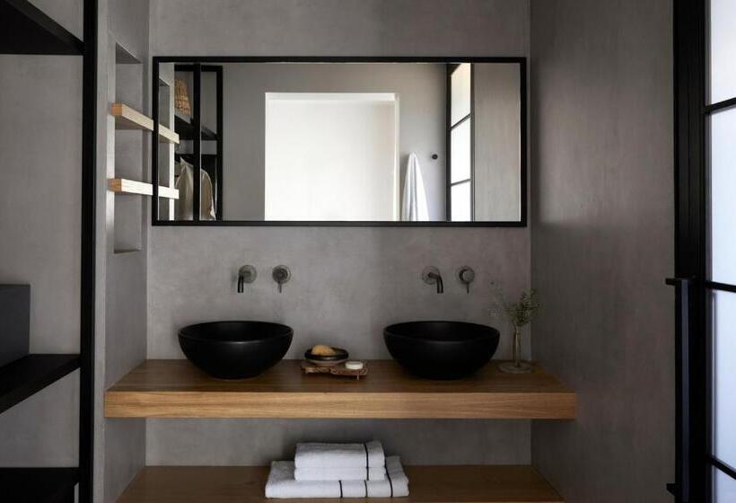 Superior bungalow with sea view, Minos Beach Art Hotel, A Member Of Design Hotels