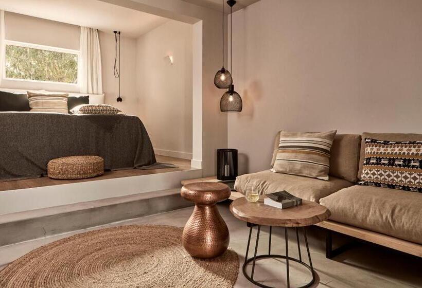 Superior bungalow with sea view, Minos Beach Art Hotel, A Member Of Design Hotels