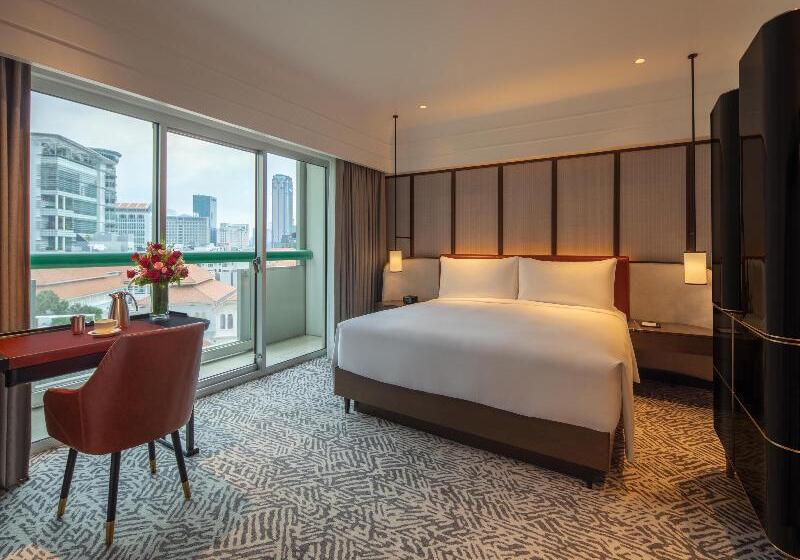 غرفة ديلوكس, Fairmont Singapore