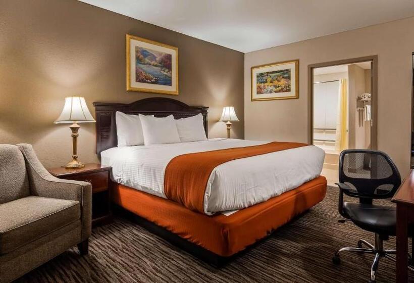 带大床的行政房间, Best Western Gateway Adirondack Inn