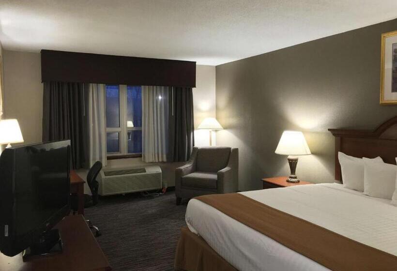 适合残疾人士使用的带超级大床的标准间, Best Western Gateway Adirondack Inn