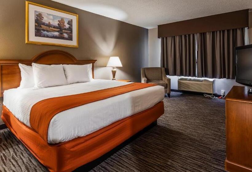 适合残疾人士使用的带超级大床的标准间, Best Western Gateway Adirondack Inn